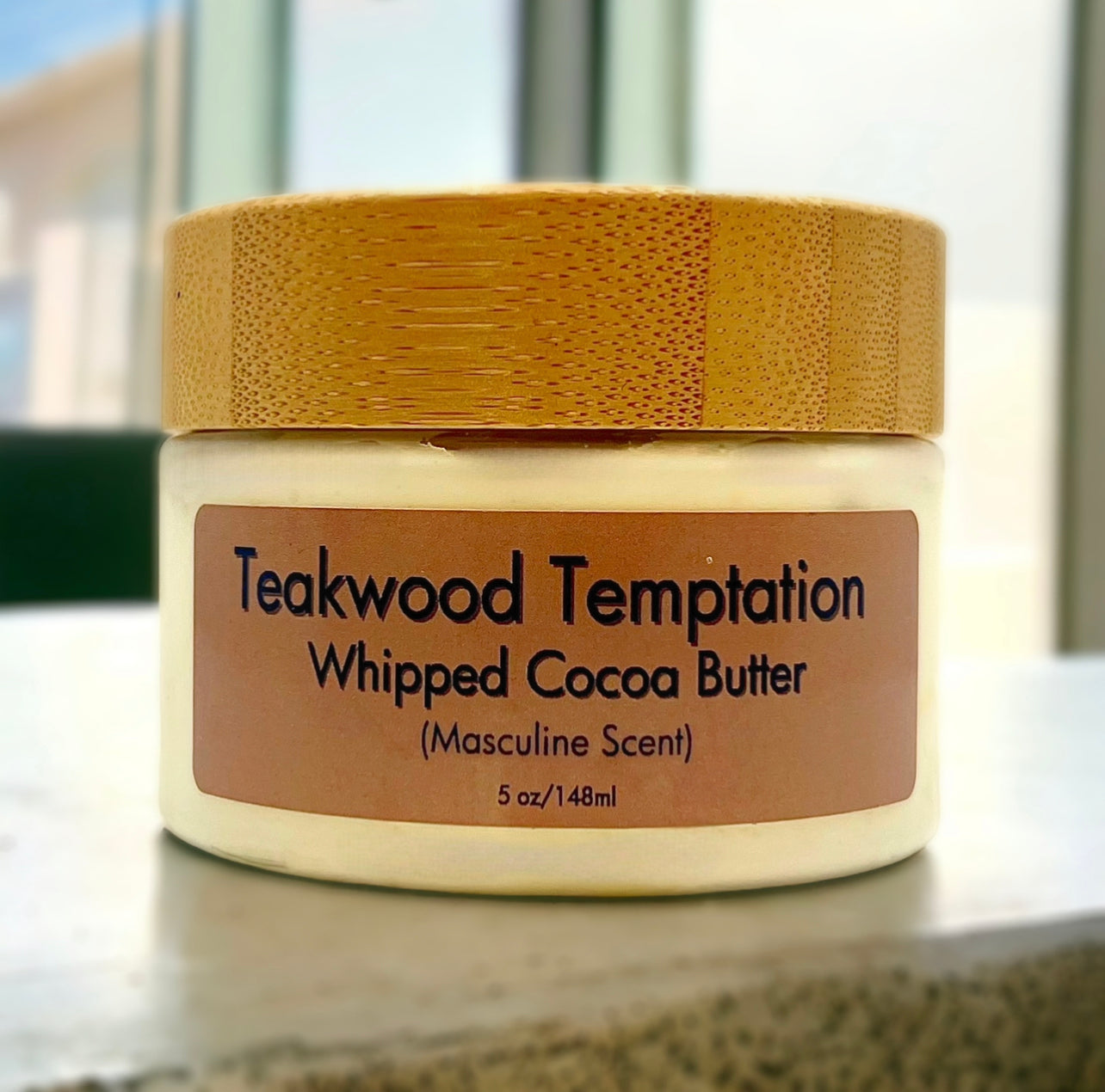 Teakwood Temptations Whipped Cocoa Butter (Masculine Scent)