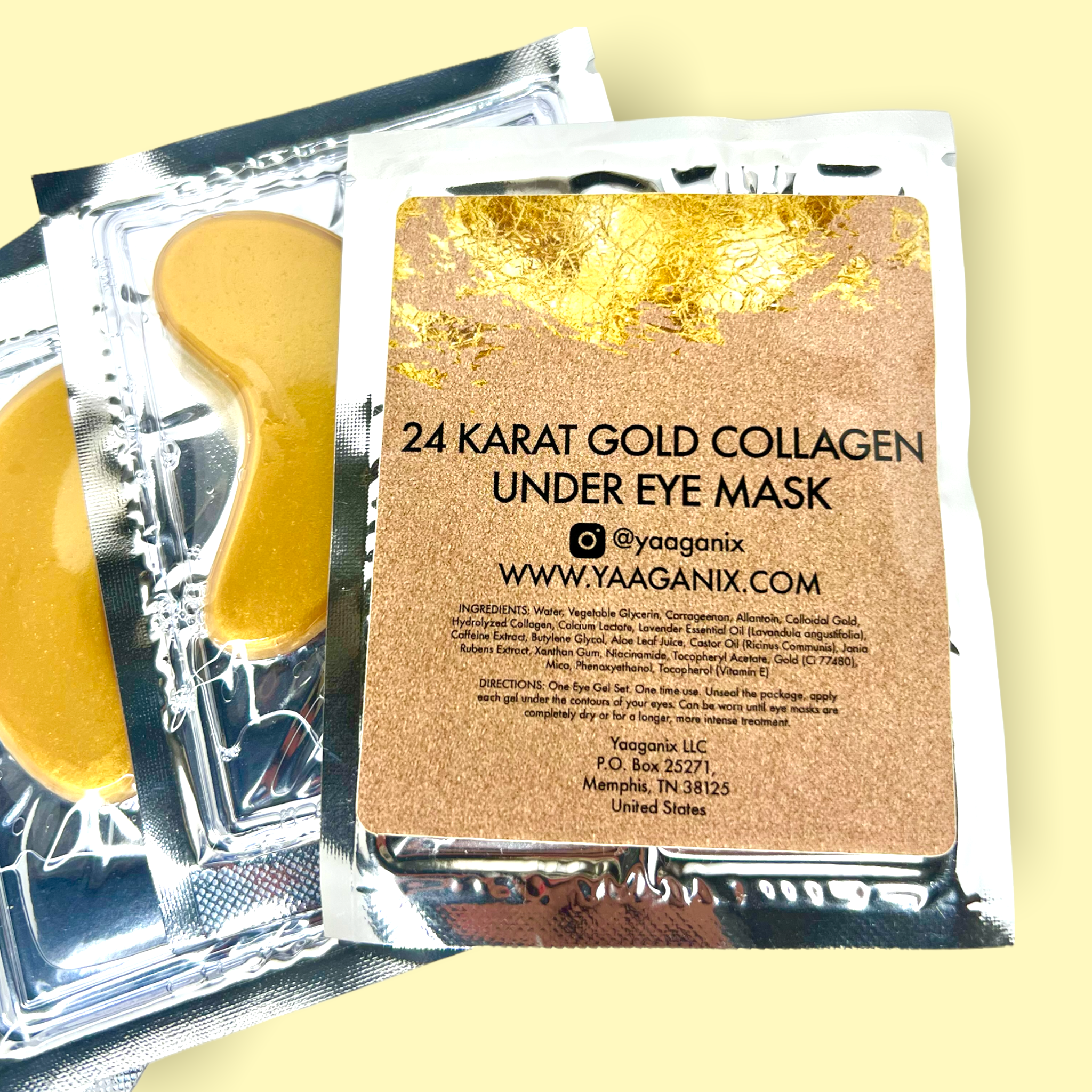24 Karat Gold Collagen Under Eye Mask